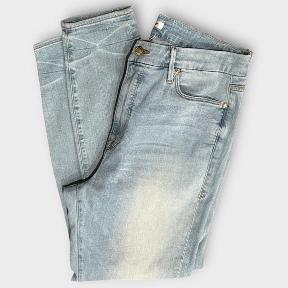 GOOD AMERICAN Good Legs High Waist Crop Jeans Size 16 - Picture 4 of 8